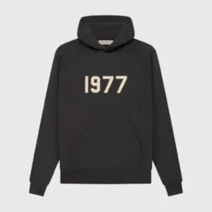 1977 Black Essentials Hoodie