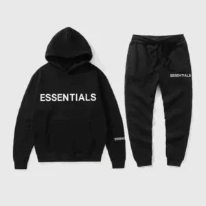 Fear Of God Black Essential Tracksuit