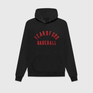 Fear of God – Essential Black Hoodie Baseball 