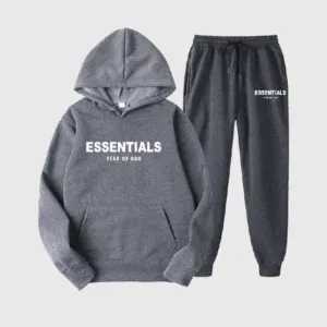 Fear of God Essentials Gray traksuit