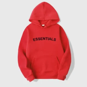 Red Essentials Hoodie – Fear Of God