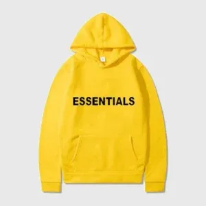 Fear Of God Essentials Dark Yellow Hoodie